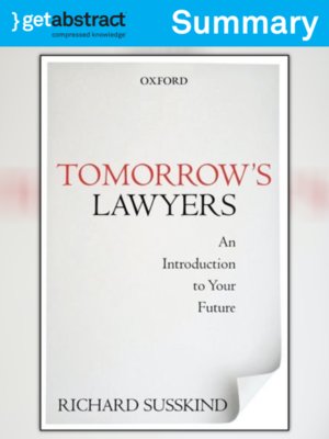 cover image of Tomorrow's Lawyers (Summary)